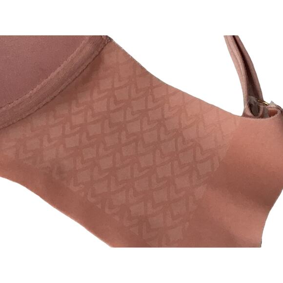 Victoria's Secret Very Sexy Push Up Plunge Pale Iced Coral Pink Bra size 32DD - Picture 12 of 12